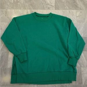 Green Oversized sweatshirt/crew neck !
